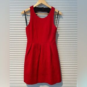 Moulinette Soeurs Vibrant Red Mini Dress